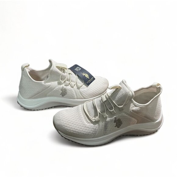 U.S. Polo Assn. Women's Lace-Up Sneakers Breathable Mesh Athletic Shoes Size 10 - Picture 3 of 8